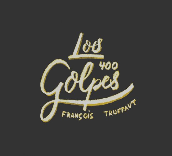 Caligrafia Brush pen Los 400 Golpes François Truffaut