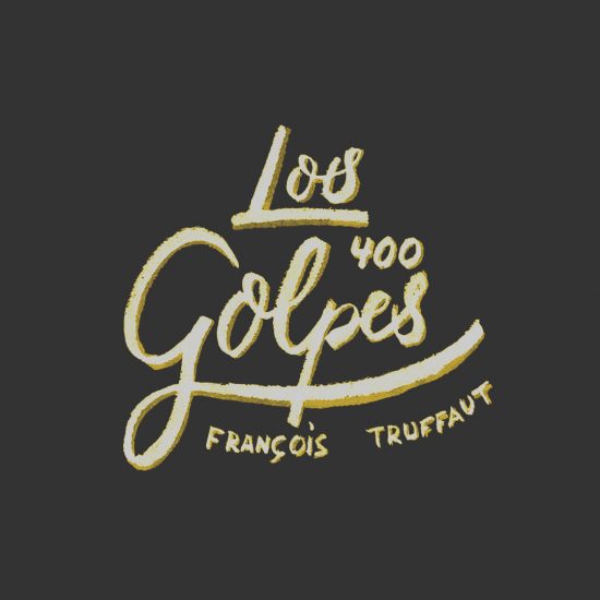 Caligrafia Brush pen Los 400 Golpes François Truffaut